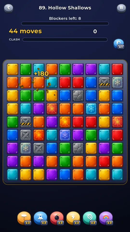 Embers spreading across the board
